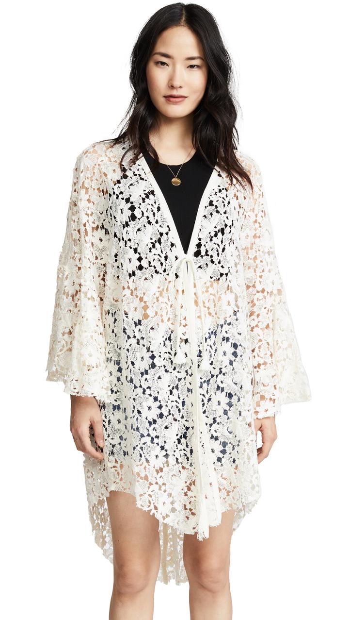 Free People Move Over Lace Robe