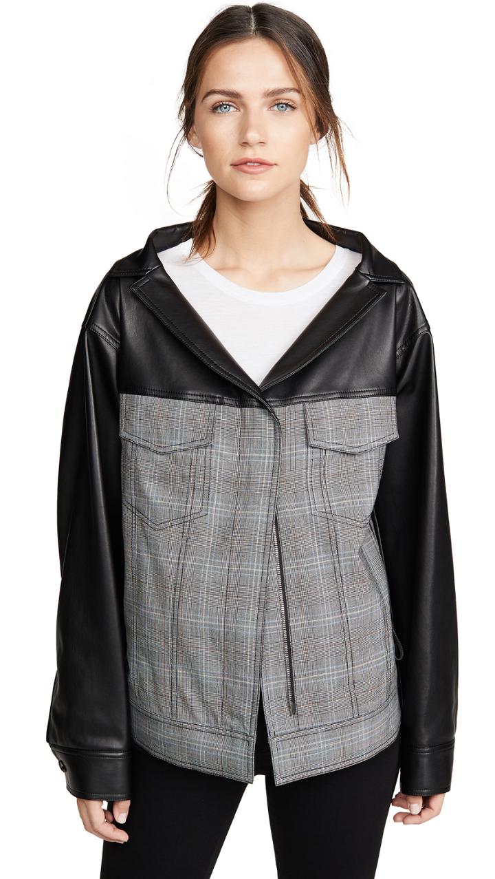 Adeam Oversized Ruched Jacket