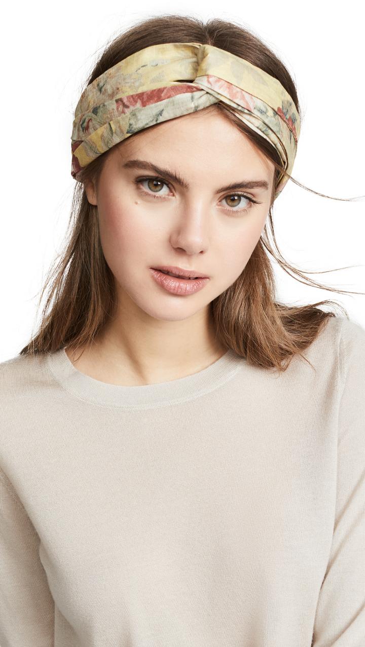 Zimmermann Printed Turban Head Scarf