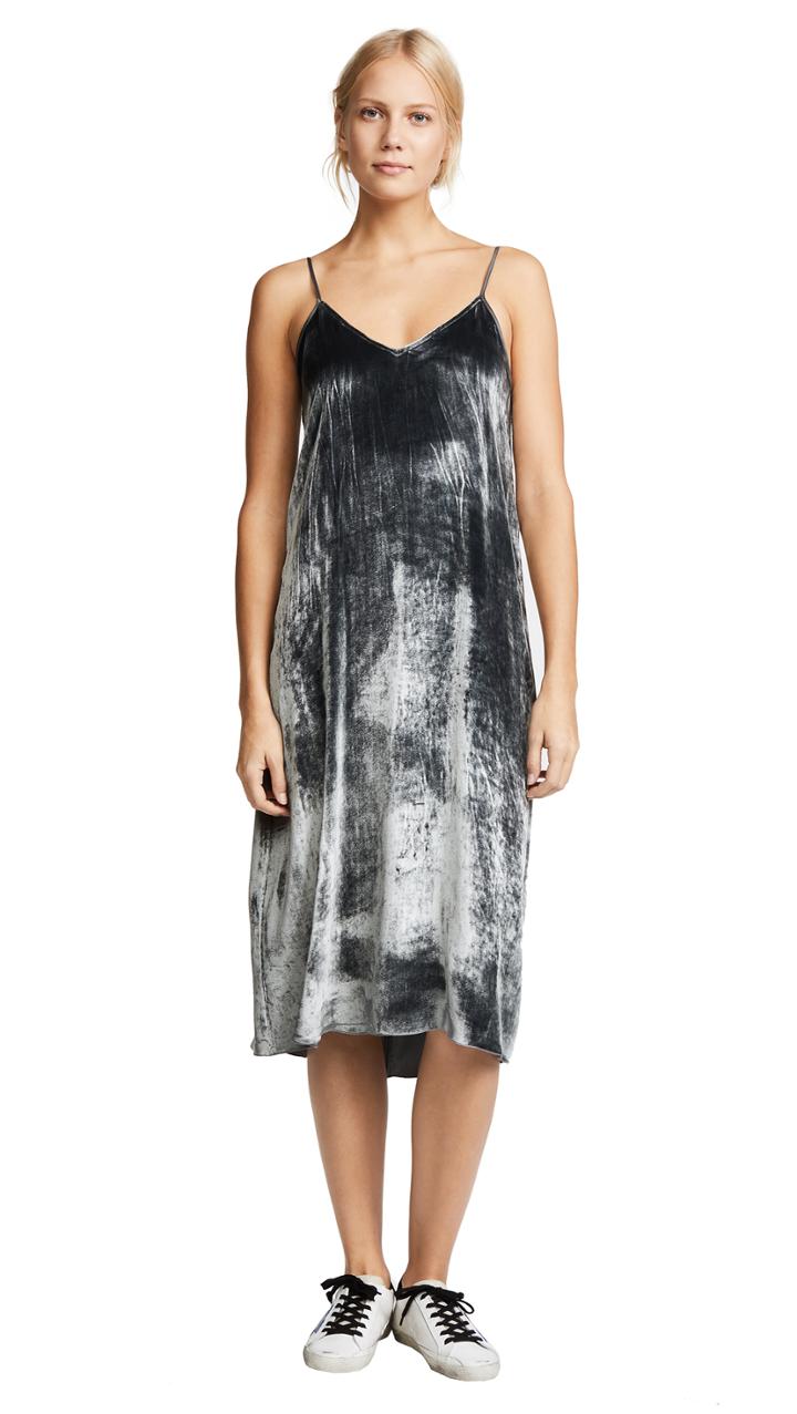 Atm Anthony Thomas Melillo Drapey Velvet Cami Dress