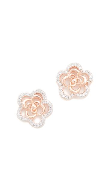 Bronzallure Alba Flower Earrings