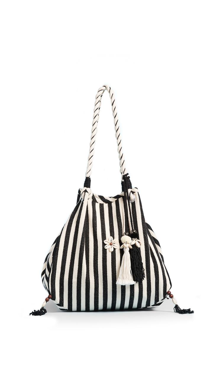 Jadetribe Valerie Rope Beach Hobo Bag