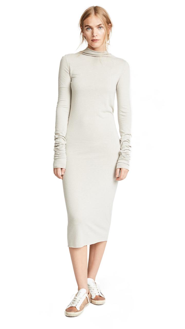 Rick Owens Lilies Mock Neck Dress