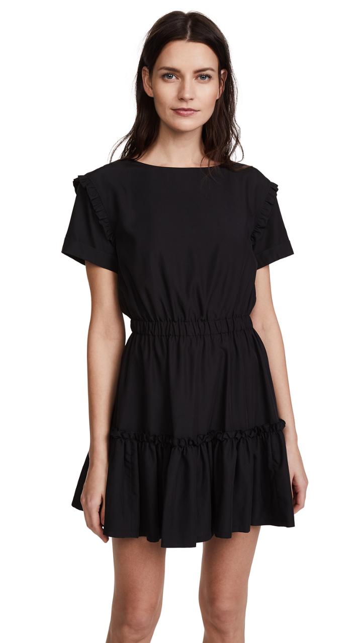 Alice Olivia Garner Drop Shoulder Dress