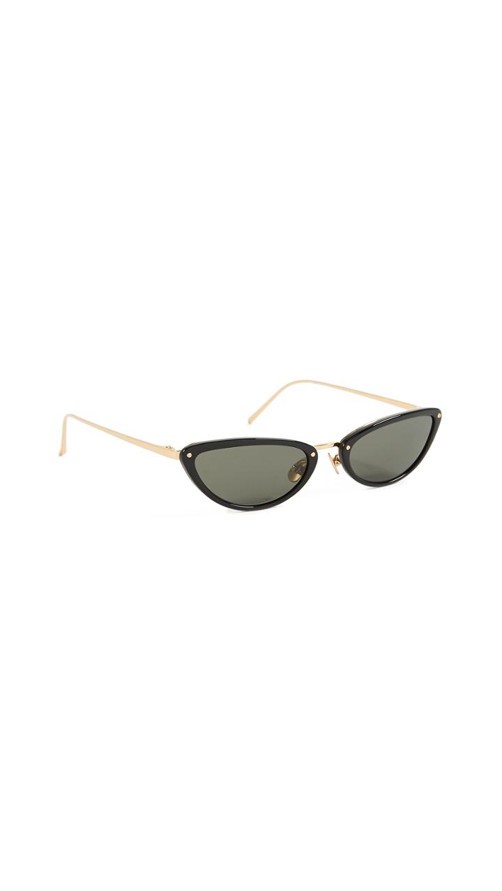 Linda Farrow Luxe Extreme Cat Eye Sunglasses