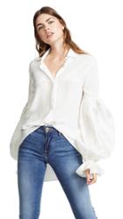 Leal Daccarett Ila Long Shirt With Puffy Sleeves