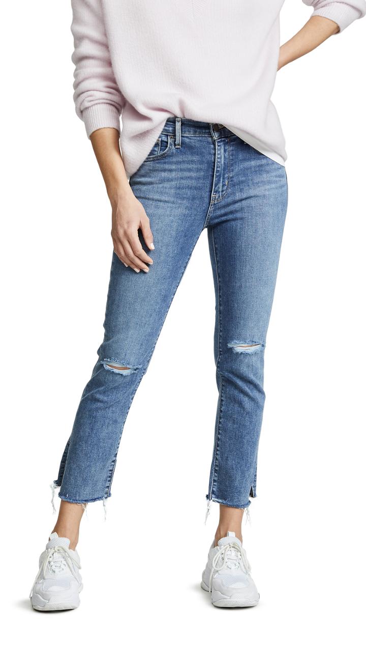 Levi S 724 High Rise Straight Crop Jeans