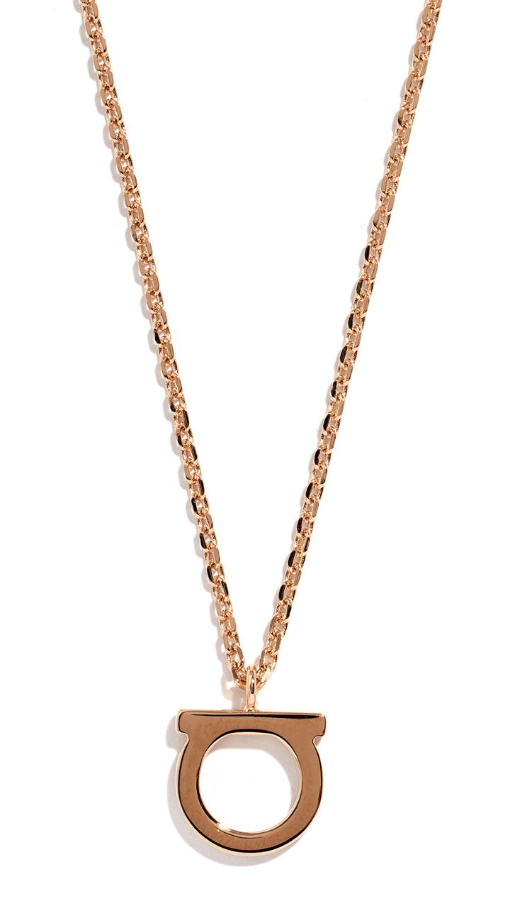 Salvatore Ferragamo Logo Necklace