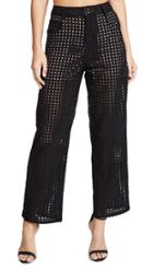 Fleur Du Mal Eyelet Jeans
