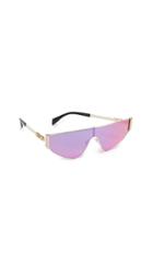 Moschino Narrow Shield Sunglasses