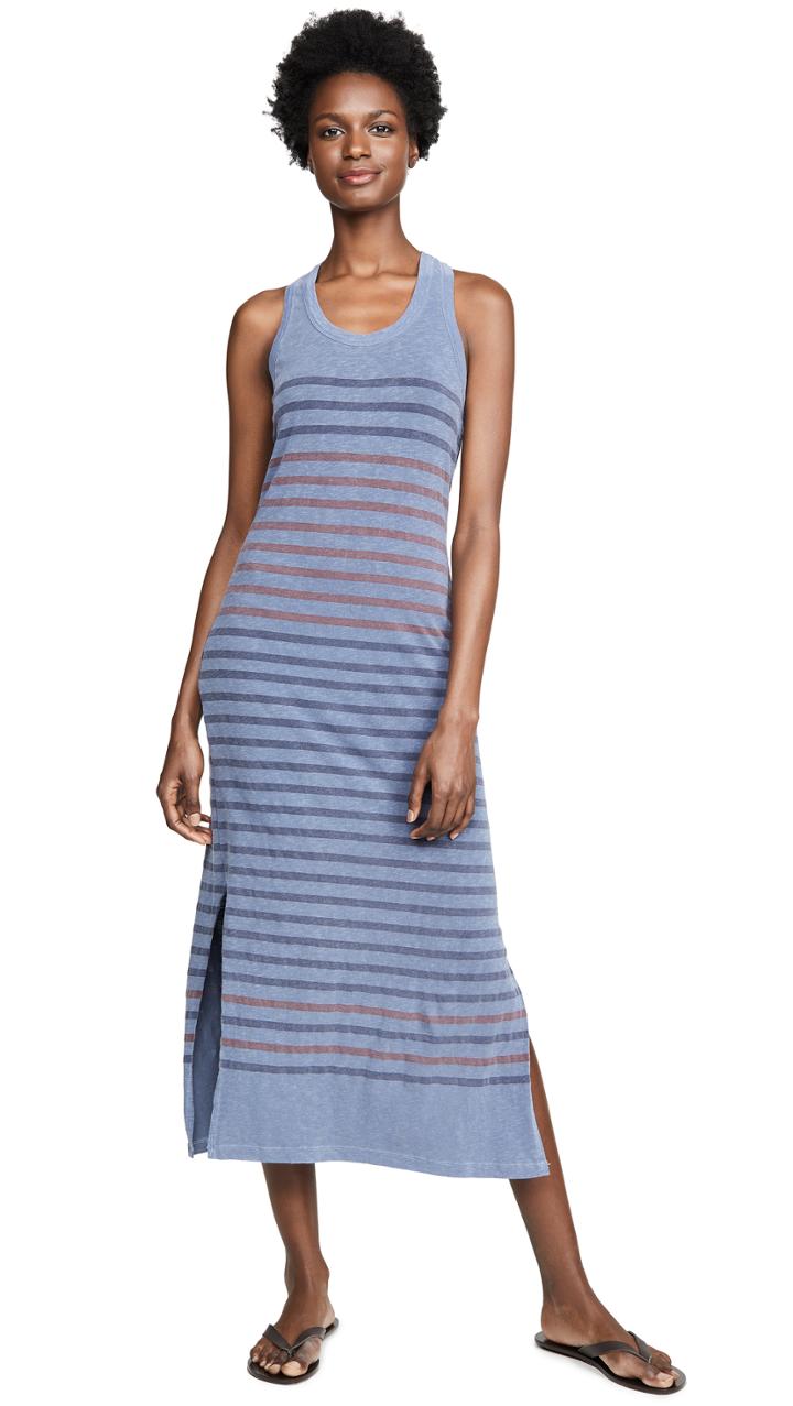 Sundry Racerback Slit Dress