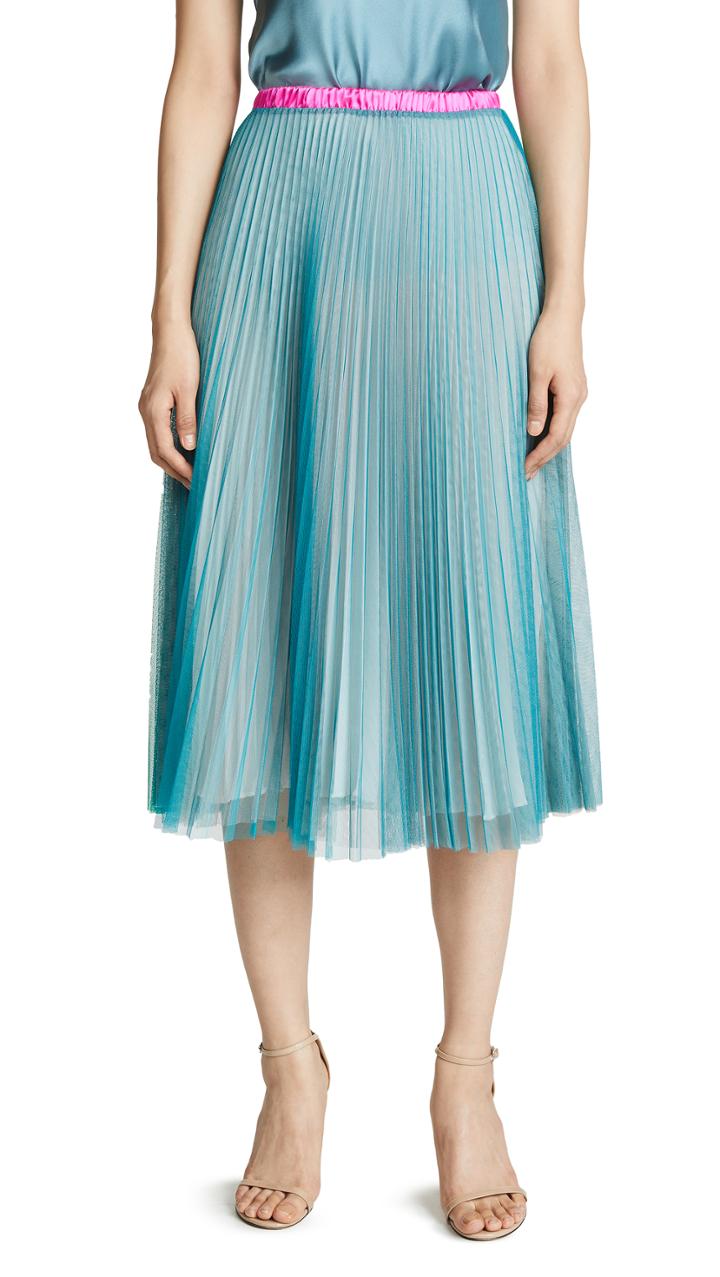 Loyd Ford Two Tone Mesh Skirt