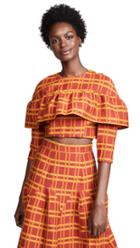 Tata Naka Crop Top With Frill