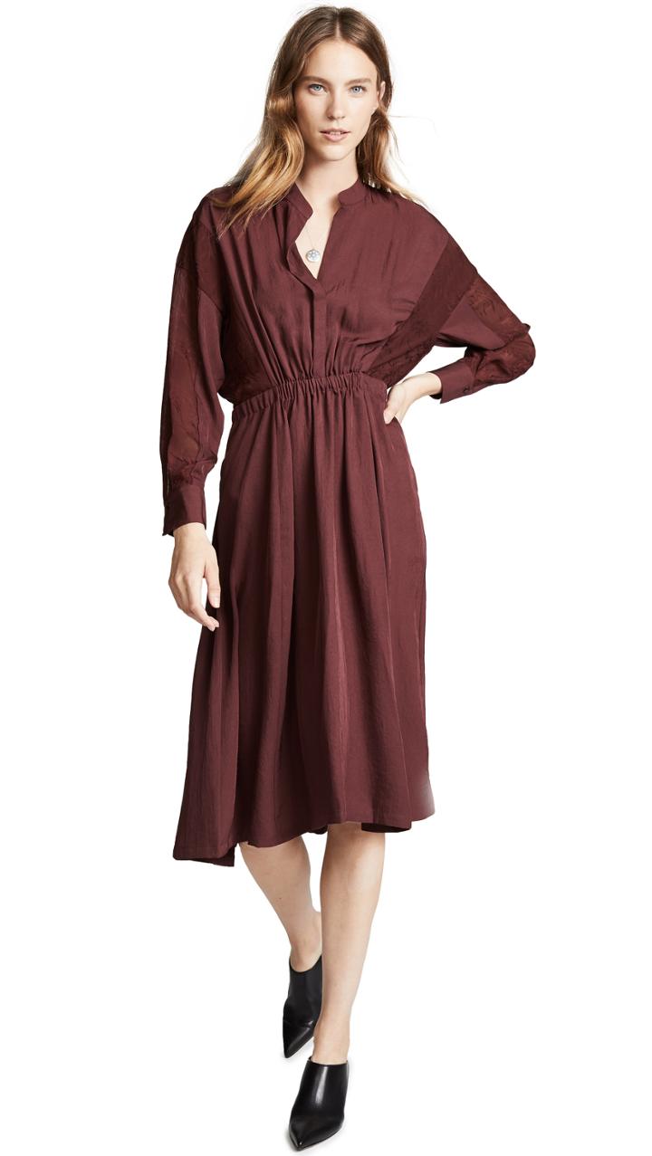 Vince Mixed Media Dress