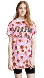 Moschino Scribble Rose Logo T Shirt Dress