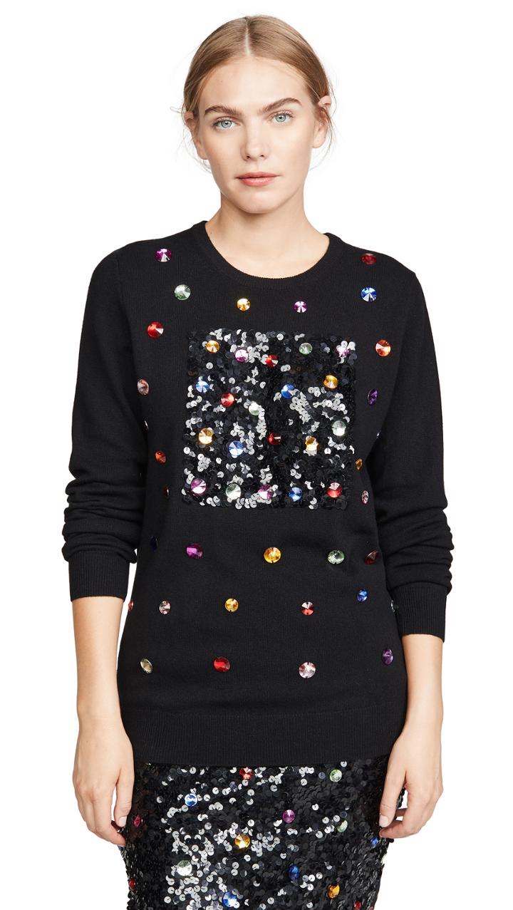 Tata Naka Cashmere Sweater With Beading