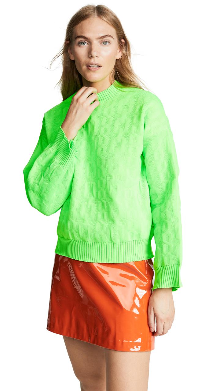 Msgm Cable Knit Sweater