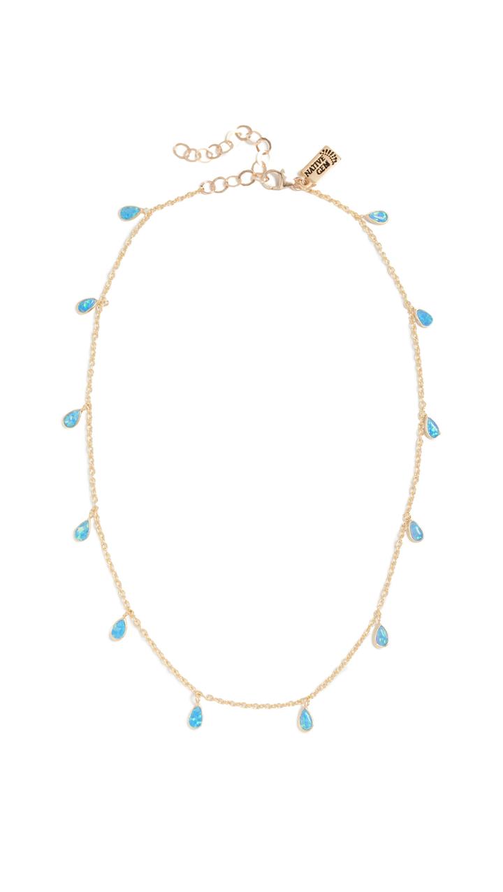 Native Gem Raindrops Necklace