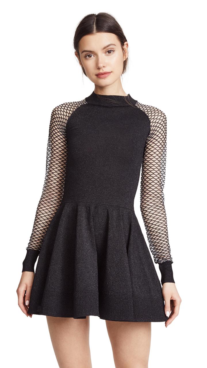 Jourden Metallic Circle Dress