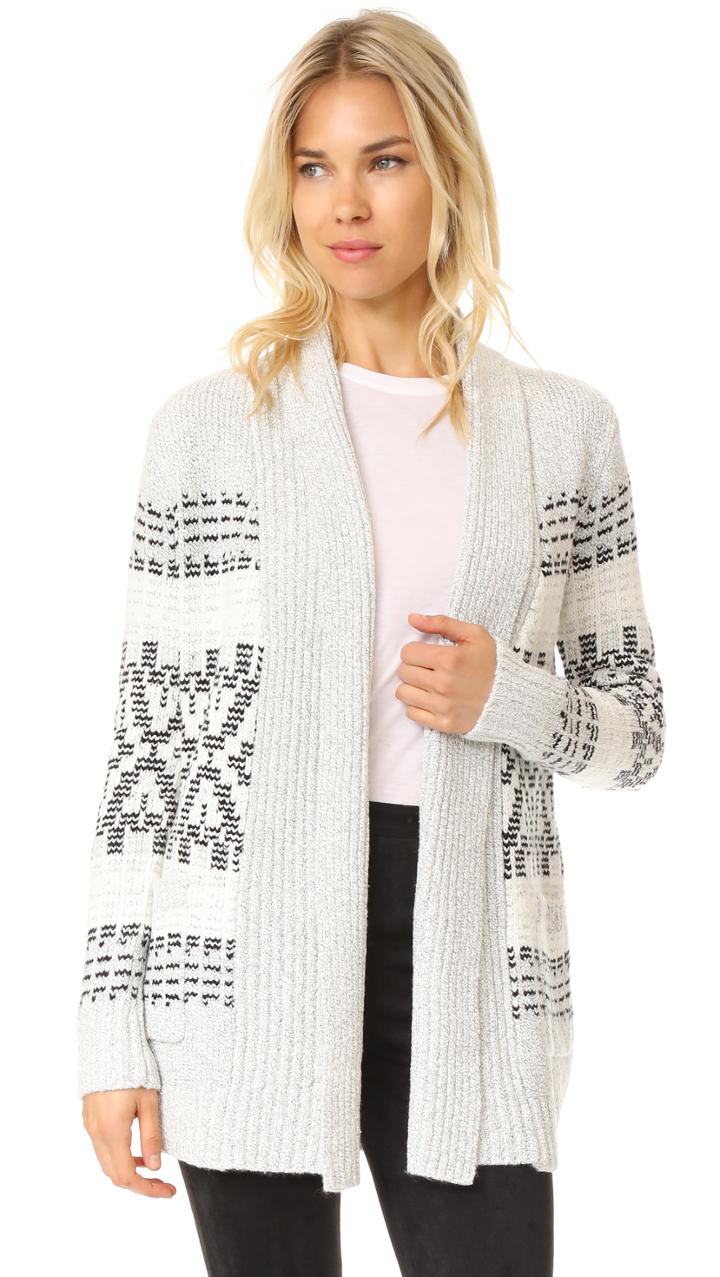 Cupcakes And Cashmere Raleigh Jacquard Cardigan