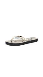 Tory Burch Printed Leather Flip Flop