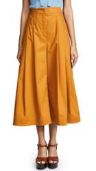 Vilshenko Rosa Stripe Full Length Skirt