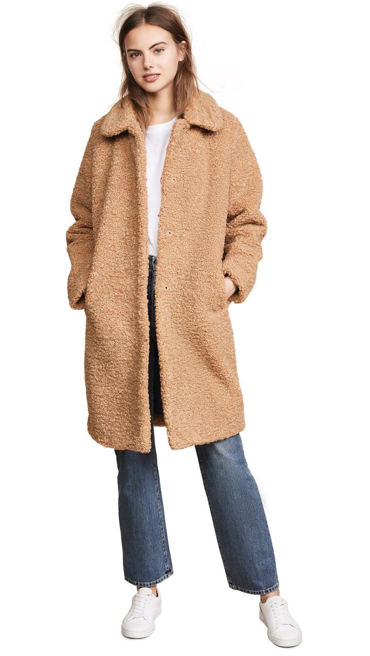 Zoe Karssen Faux Fur Teddy Coat