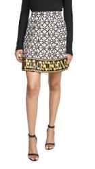 Versace Printed Miniskirt