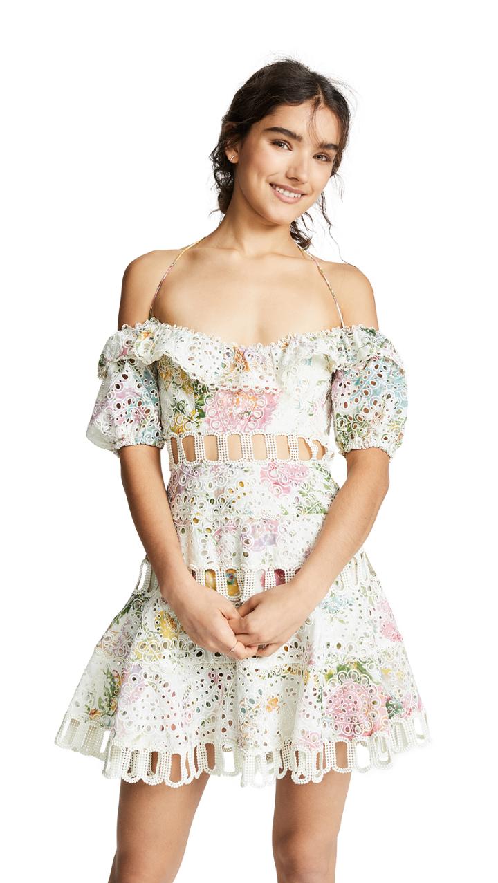 Zimmermann Heathers Off Shoulder Dress