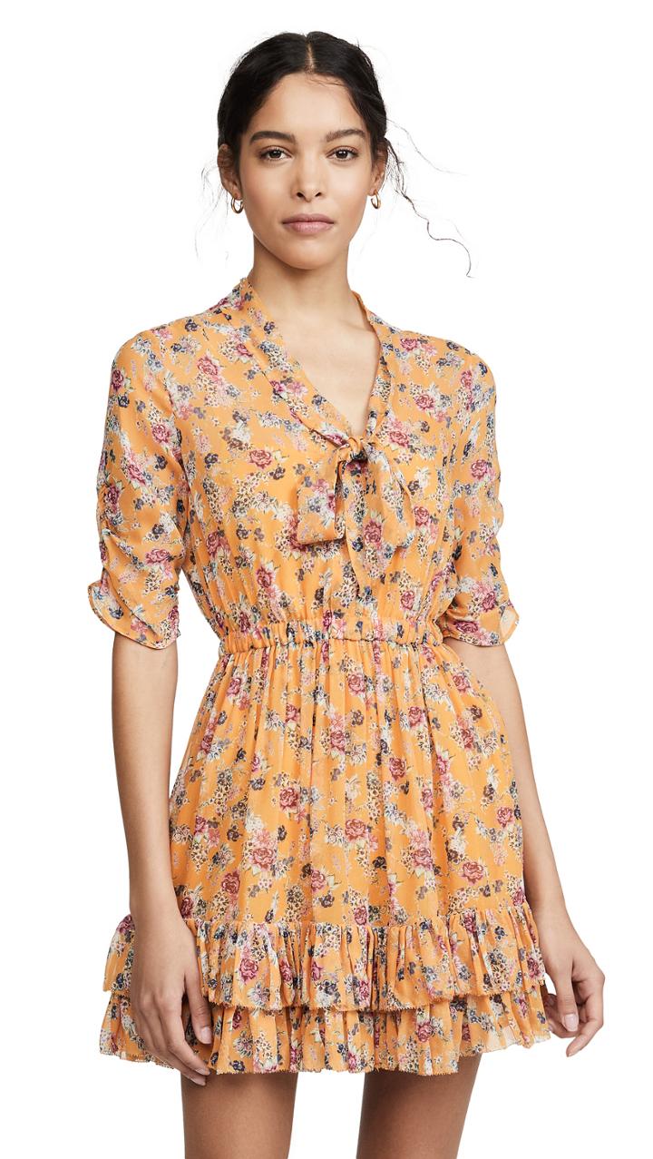 Nicholas Ruffle Mini Dress