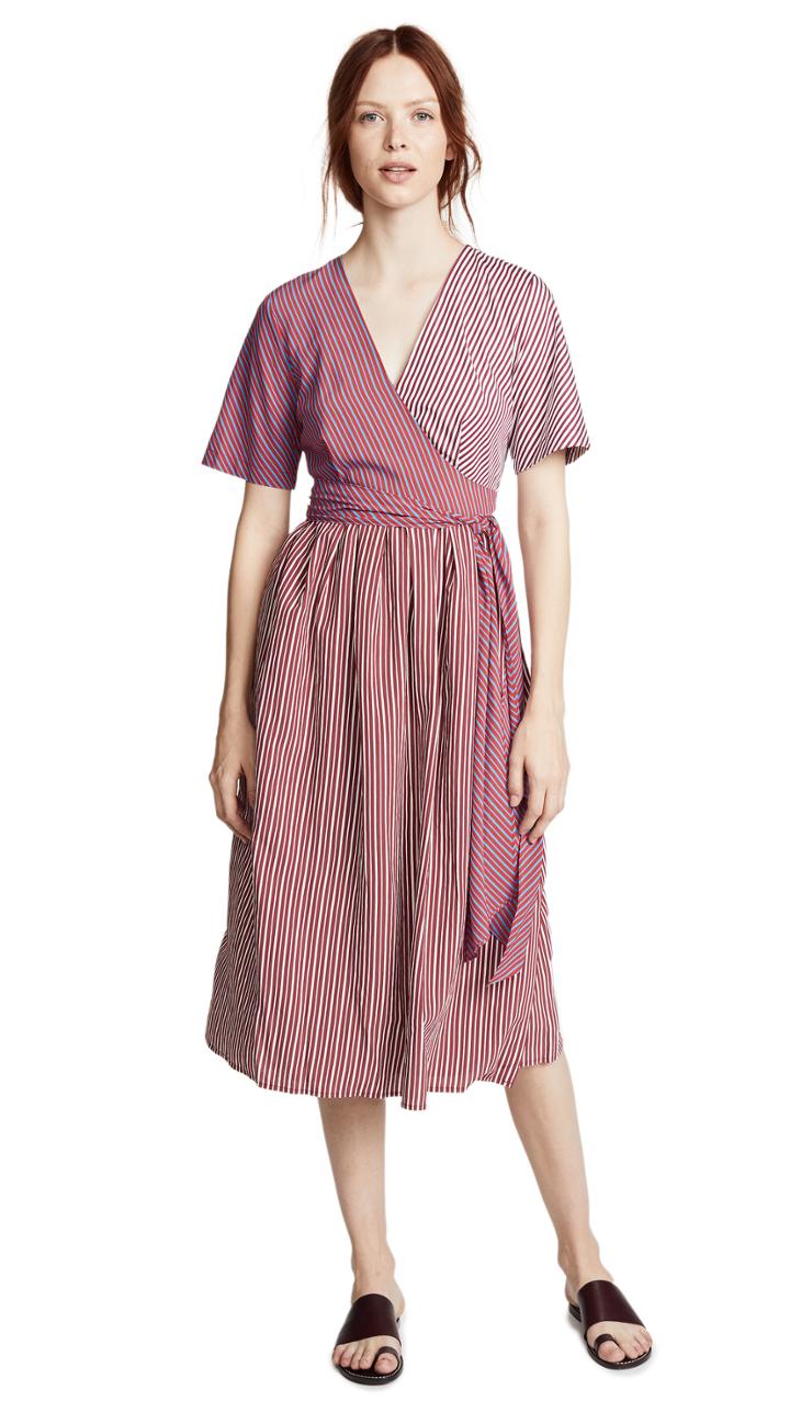 Diane Von Furstenberg Ruffle Front Dress