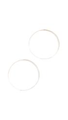 Lana Jewelry 14k Large Flat Magic Hoops