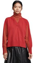 Cedric Charlier Red Wool Sweater