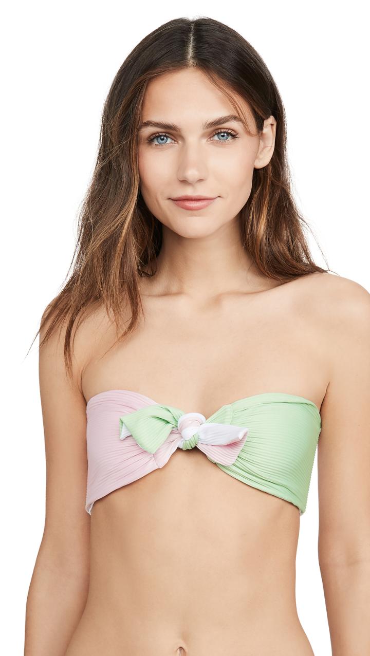 Minkpink Sorbet Tie Bandeau Top
