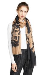 Kenzo Tiger Chest Stole Scarf