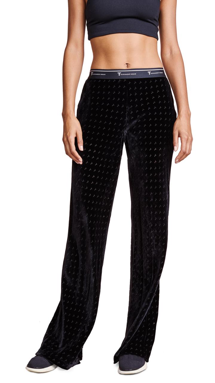T By Alexander Wang Velvet Pants
