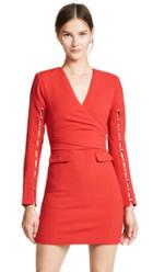 Jonathan Simkhai Ruched Cotton V Neck Corseted Blouse