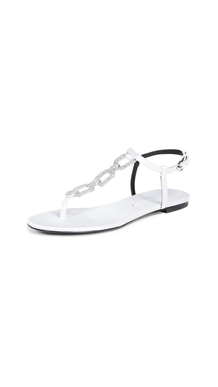 Stella Luna Strass Flat Sandals