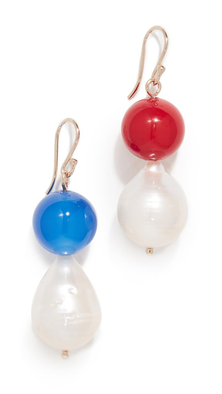 Trademark Vermeer Baroque Freshwater Cultured Pearl Earrings