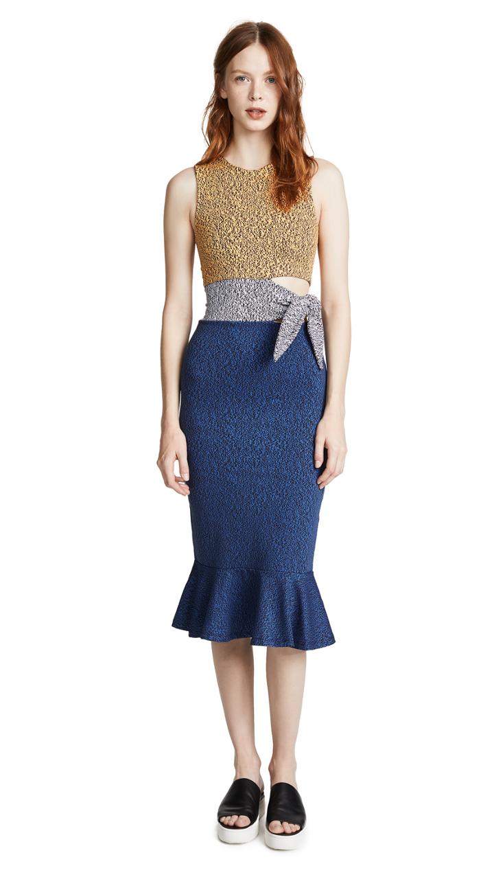 Opening Ceremony Striped Maxi Dress