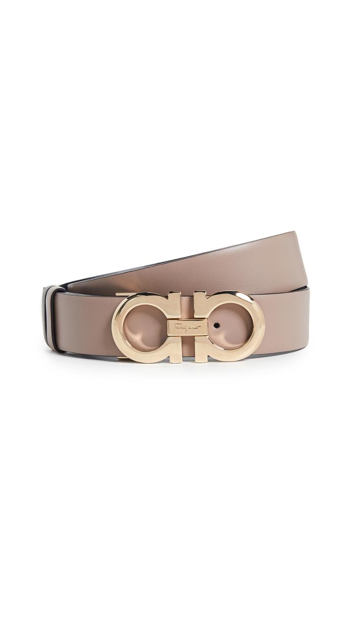Salvatore Ferragamo Gancini Reversible Belt