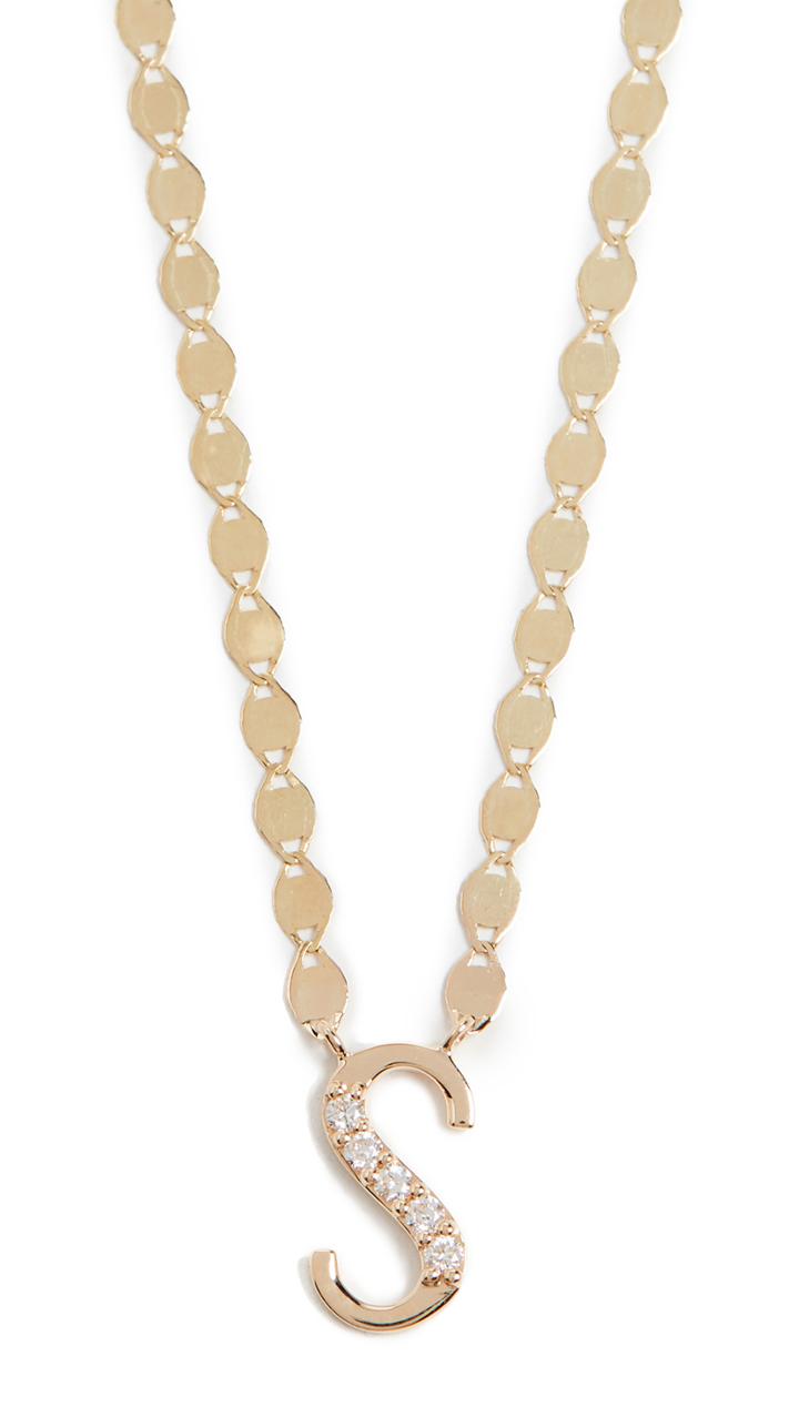 Lana Jewelry Single Letter Initial Neckalce