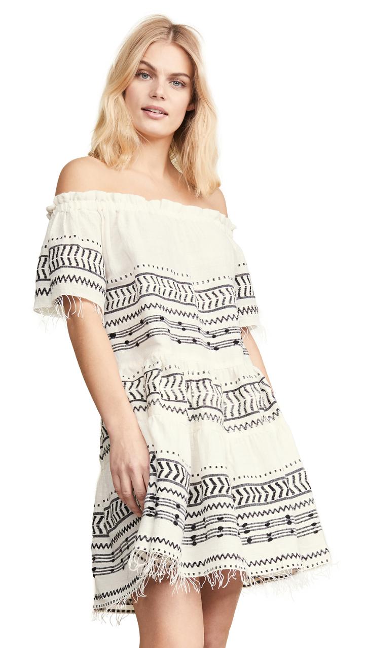 Lemlem Maya Off Shoulder Dress