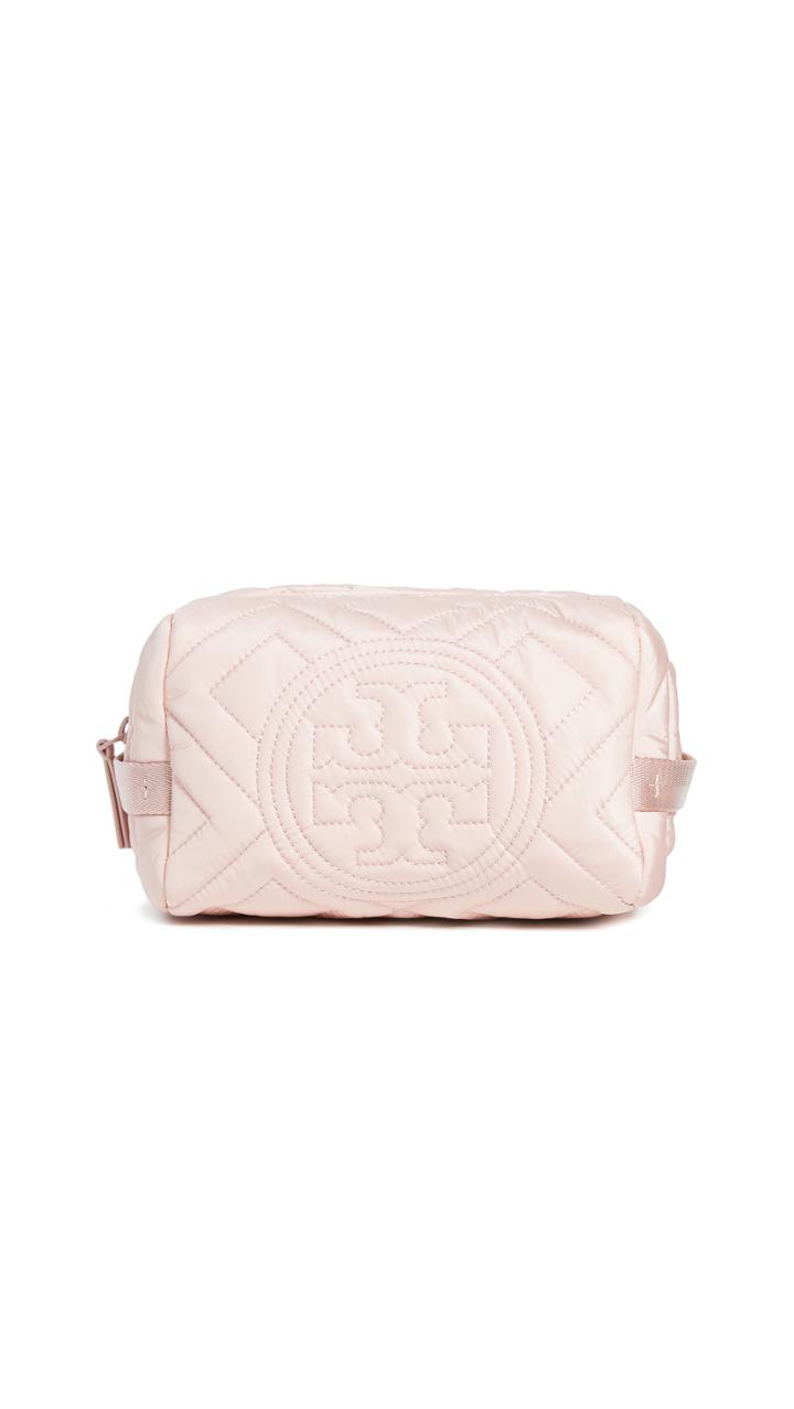 Tory Burch Fleming Quilted Nylon Cosmetic Case