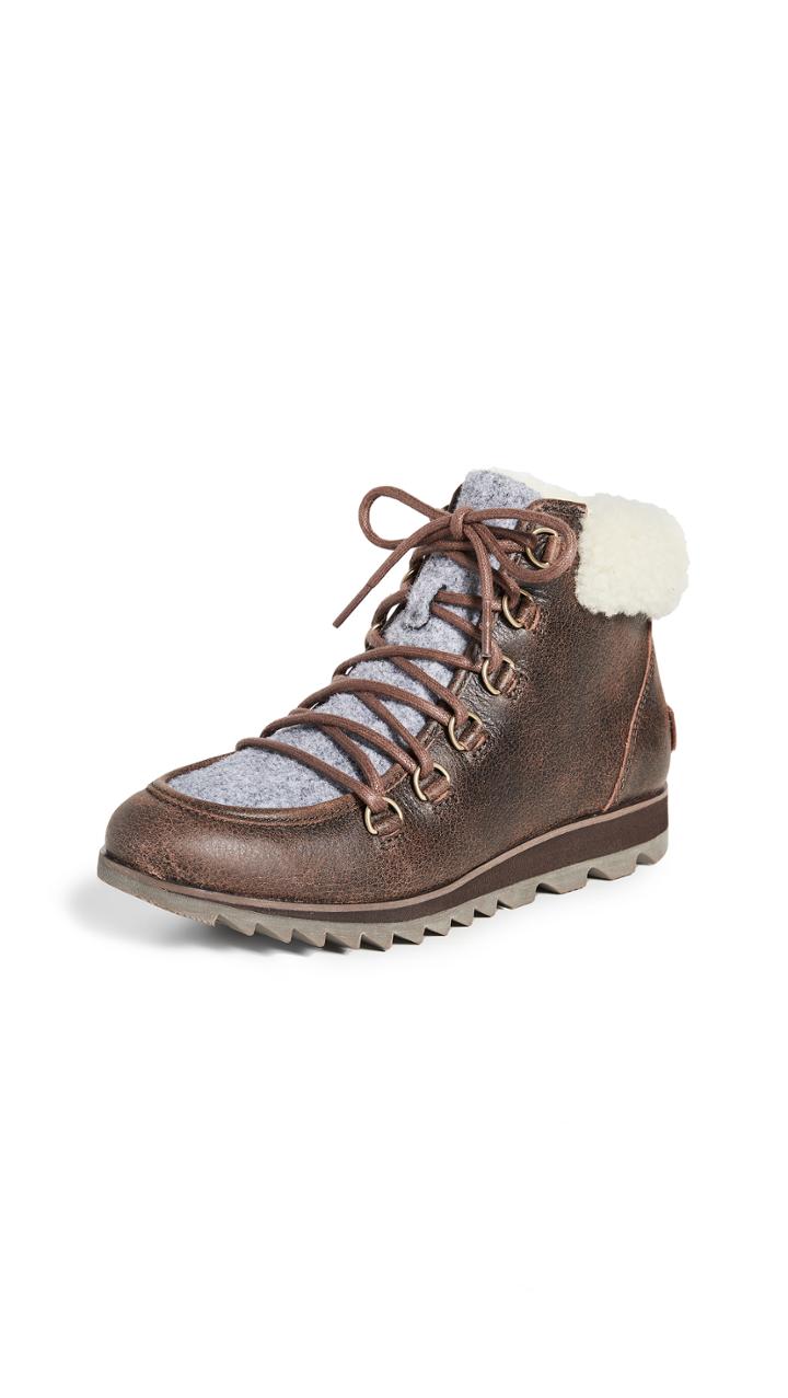 Sorel Harlow Cozy Lace Up Booties