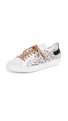 One By Dept. Of Finery One By Laceup Leopard Sneakers