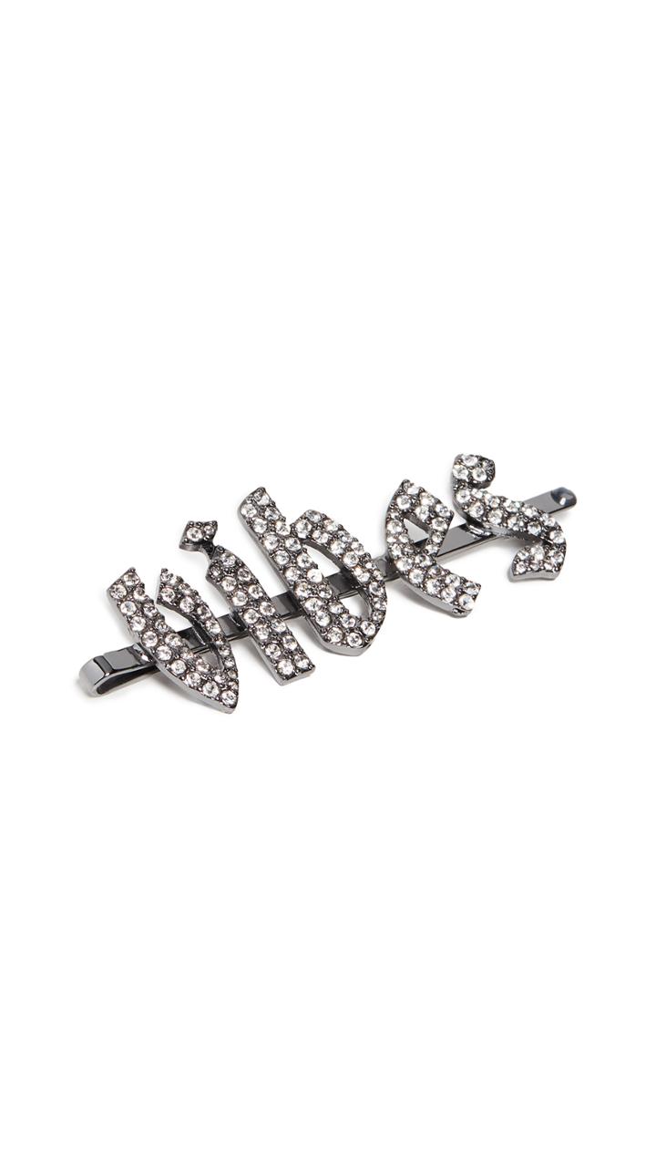 Kitsch X Justine Marjan Rhinestone Gothic Vibes Barrette