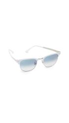 Ray Ban Rb3716 Clubmaster Rimless Gradient Sunglasses