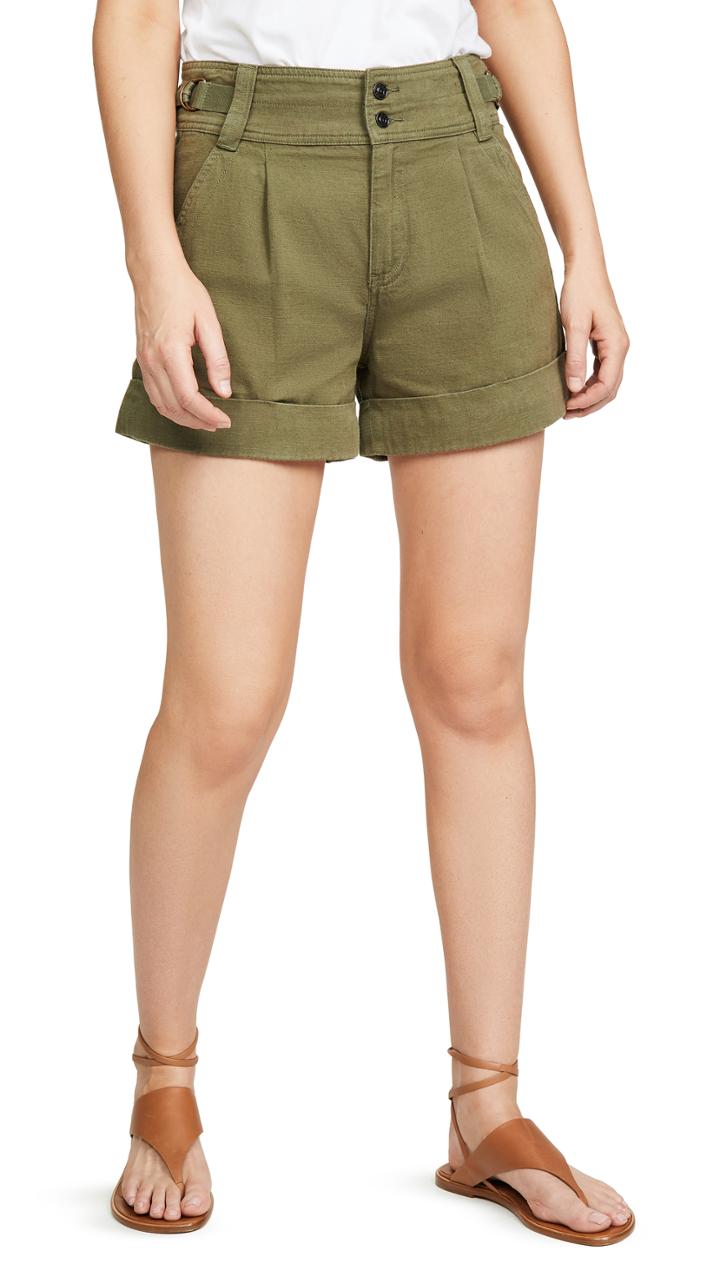 Current Elliott The Relaxed Army Shorts