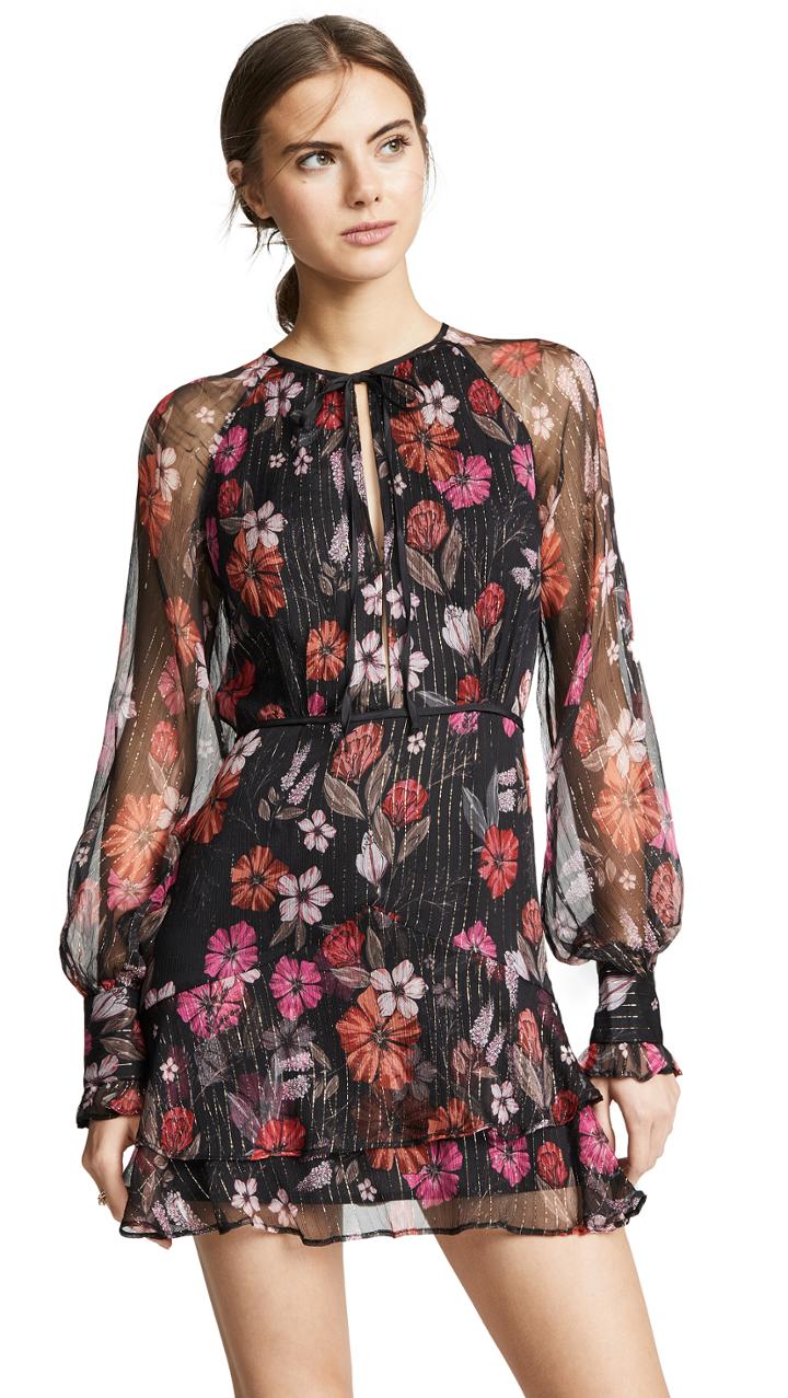La Maison Talulah Wild Bloom Long Sleeve Mini Dress